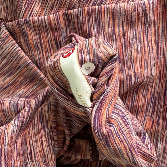 Lululemon Wunder Under High Rise warp speed Filtered Orange Electric Coral - Picture 2 of 3